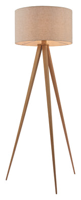 Imperial Beige & Natural Floor Lamp