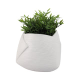 Linda White Abstract Planter
