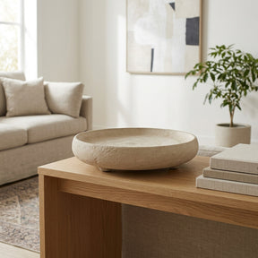 Wineland Tan Bowl with Feet