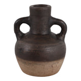 Farleybeach Chocolate/Brown Terracotta Boho Bud Vase