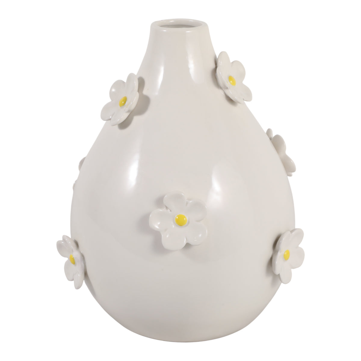Keatonfield Ivory/Yellow Vase