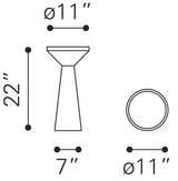 Omni Black Side Table