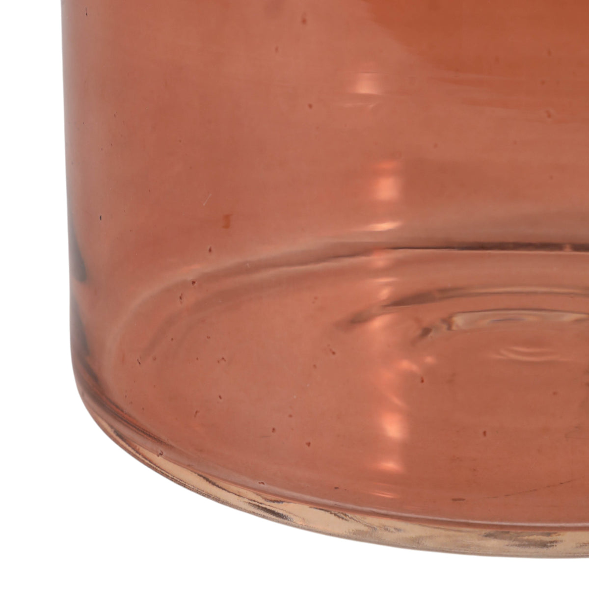 Hollisbeach Brown Small Glass Vase