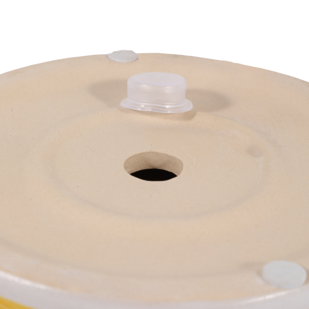 Henleydale Yellow/White Ceramic Round Chinoiserie Planters (Set of 2)