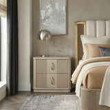 Ribbon Beige Nightstand