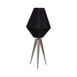 Meadow Lakes Black Metal Tripod Table Lamp