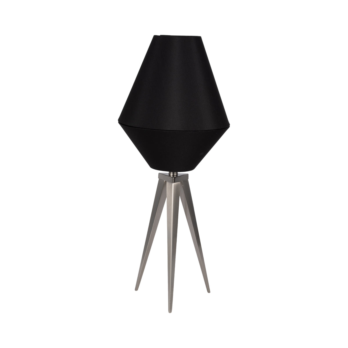 Meadow Lakes Black Metal Tripod Table Lamp