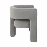 Carnadero Gray Round Back Chair