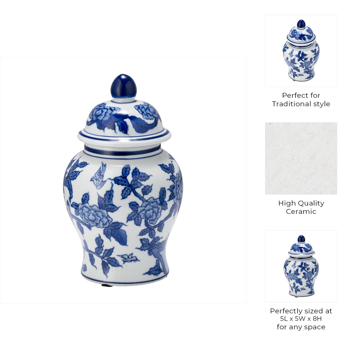 Gunnshaw Blue Small Chinoiserie
