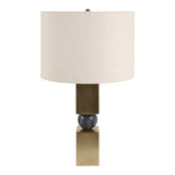 Alecley Blue/Ivory/Gold Lamp