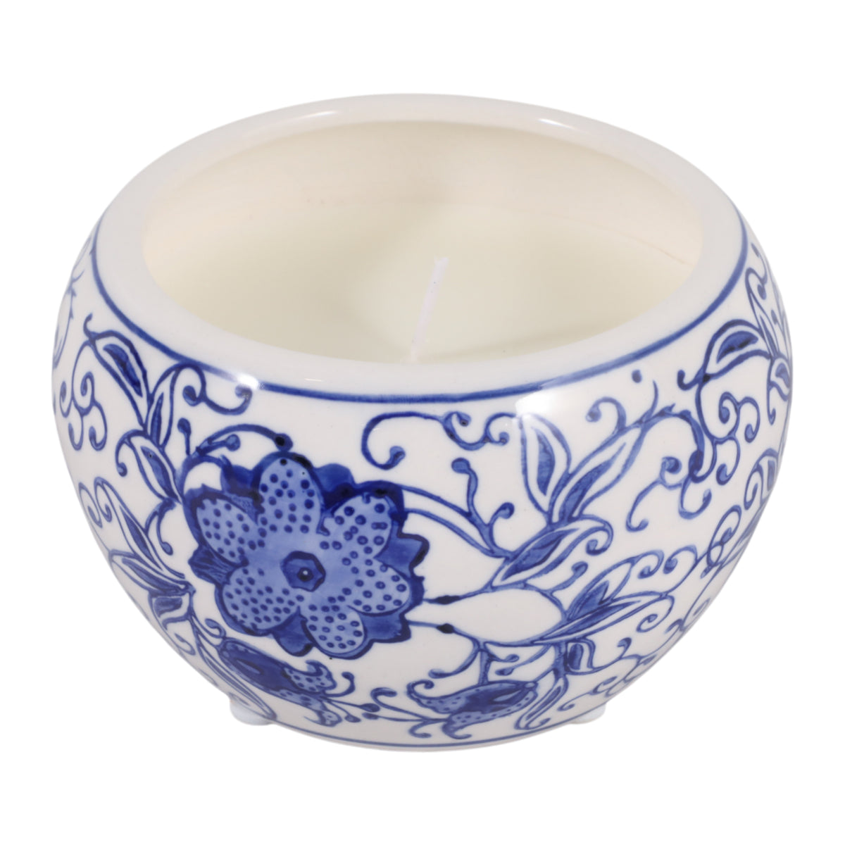 Pleyto Blue/White Jasmine Chinoiserie Candle