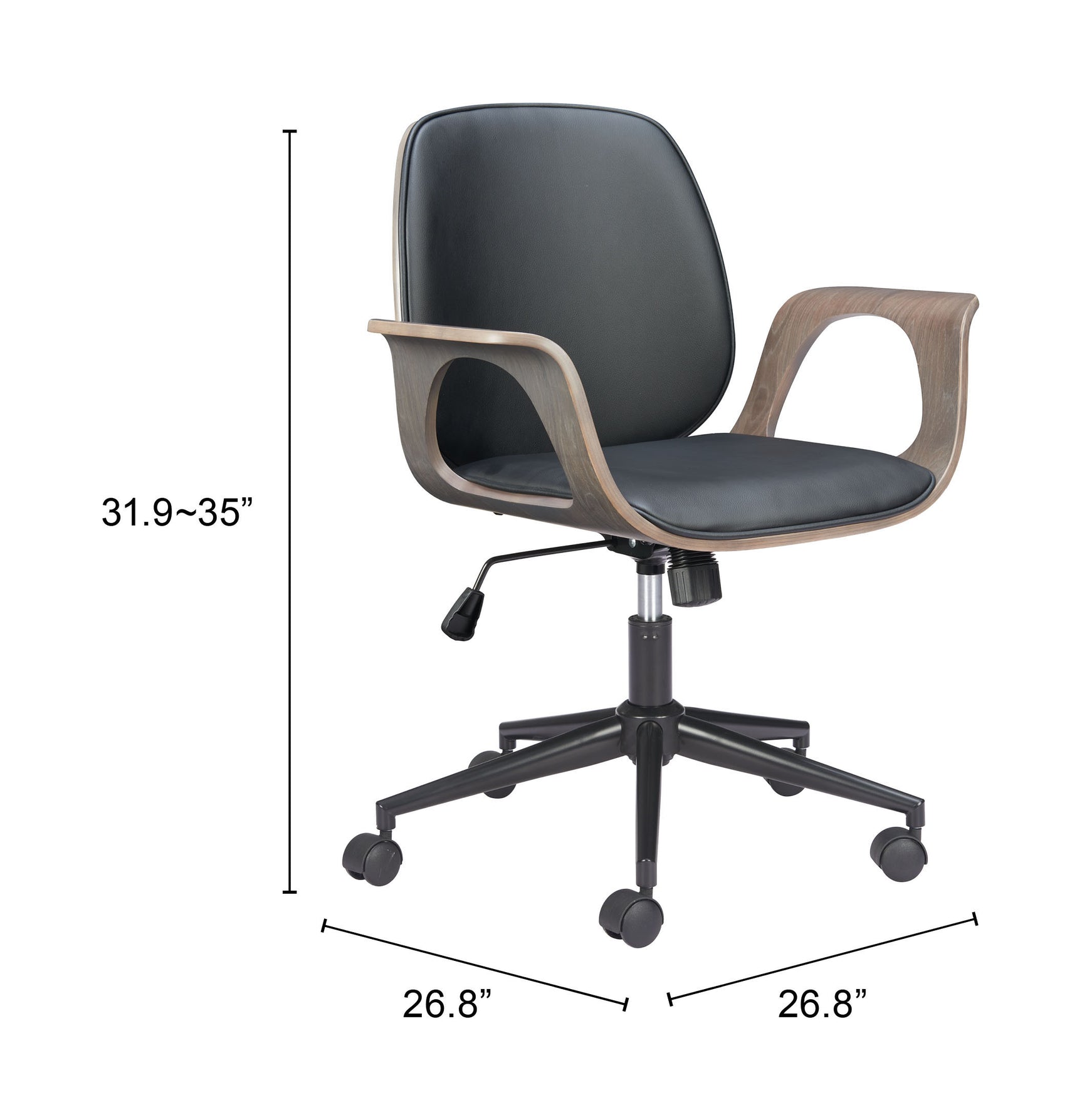 Ali Black Office Chair