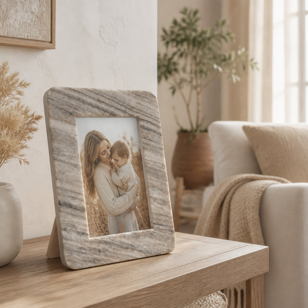 Randsburg Beige Small Marble Photo Frame