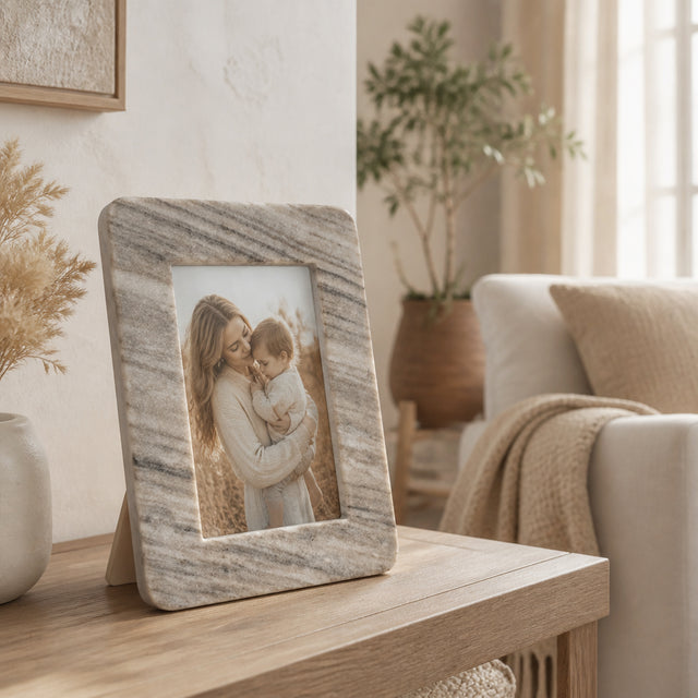 Randsburg Beige Small Marble Photo Frame