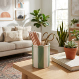 Chapinhaven Green/Ivory Pencil Cup