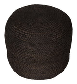 Lillian Black Ottoman