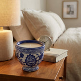 Quinnridge Blue/White Candle