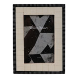 Vinland Ivory/Black Etched Border Photo Frame