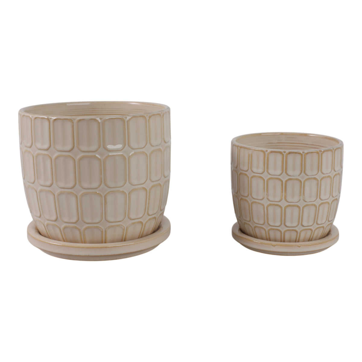 Leonaham Ivory Planters (Set of 2)