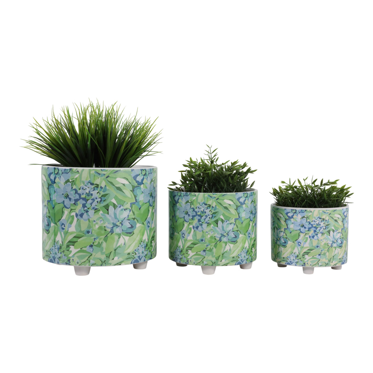 Harmonwind Blue/Green Planters (Set of 3)