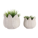 Bradyridge Ivory/White Large Planters (Set of 2)