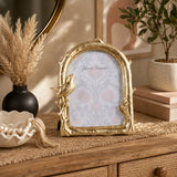 Eberly Gold Birds and Branches Arch Photo Frame
