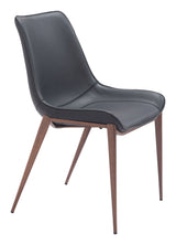 Magnus Black & Walnut Dining Chair (Set of 2)