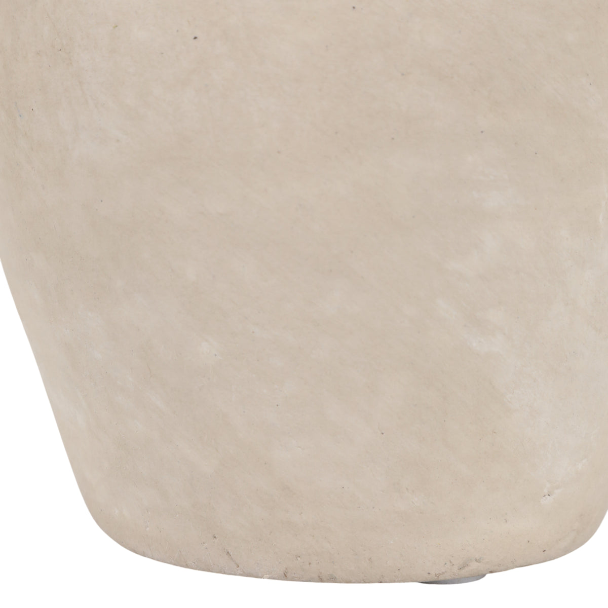 Drakewell Ivory Paper Mache Bud Vase with Handles
