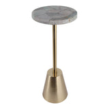 Firebaugh Green/Gold Aventurine Drink Table