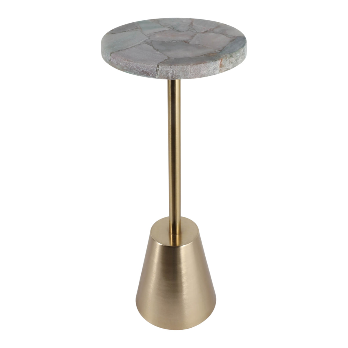 Firebaugh Green/Gold Aventurine Drink Table