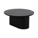 Andersonia Black Wood Minimalist Coffee Table