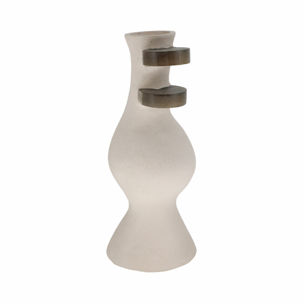 Romandale Ivory Ecomix Abstract Vase