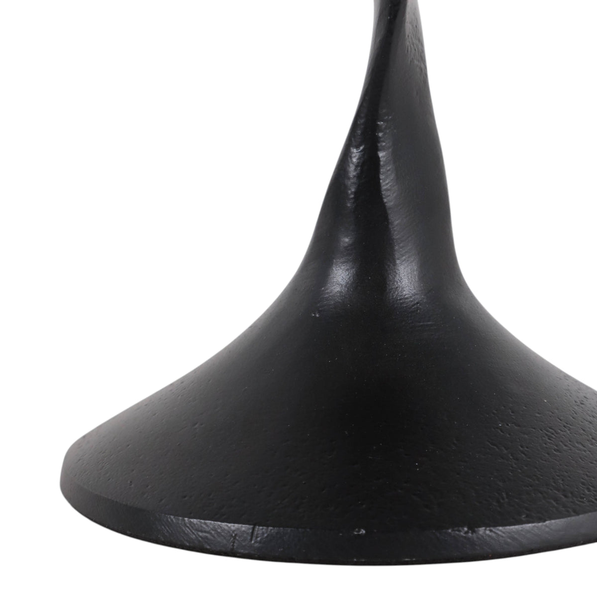 Waukena Black Large Twisted Taper Holder