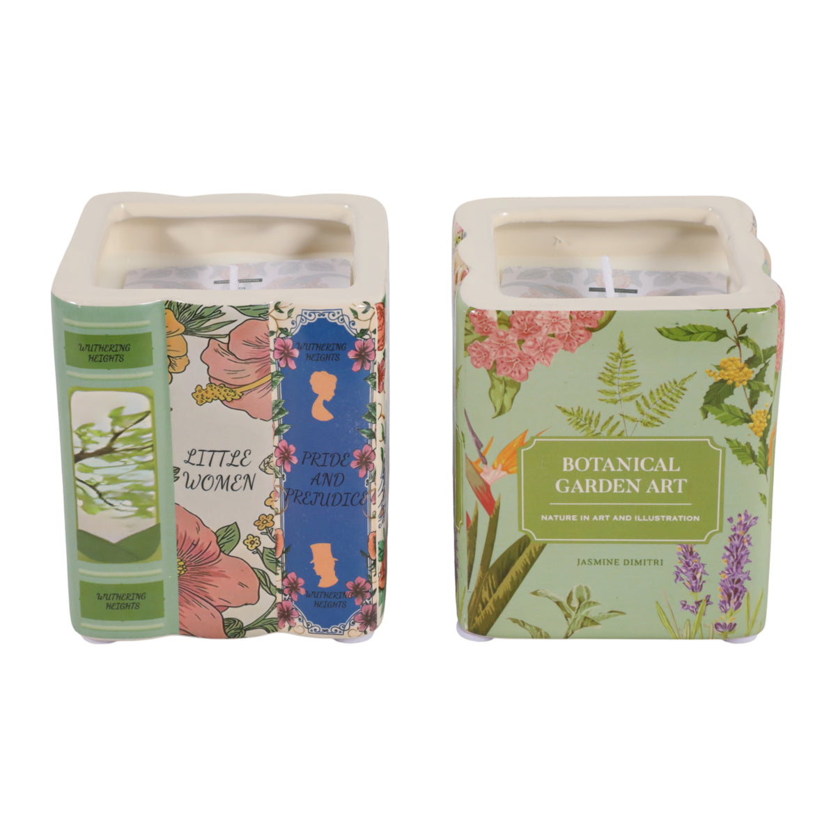 Hilton Multicolor Wild Fig and Cassis Class Book Candles (Set of 2)