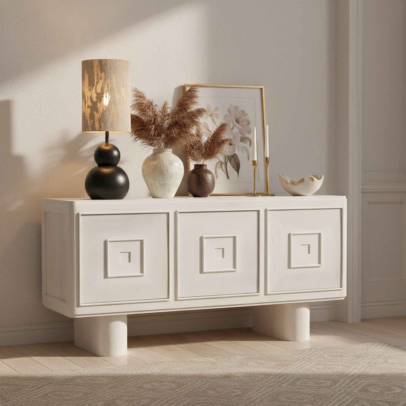 Pupen Beige Table Lamp