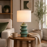 Maricopa Green Ceramic Table Lamp