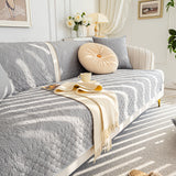 Cotton Quilted Sofa Cover, Non-Slip Couch Protector Fits Backrest, Seat & Armrest