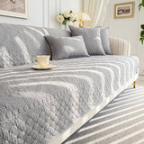 Cotton Quilted Sofa Cover, Non-Slip Couch Protector Fits Backrest, Seat & Armrest