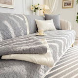 Cotton Quilted Sofa Cover, Non-Slip Couch Protector Fits Backrest, Seat & Armrest