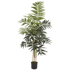 4' Artificial Bamboo Palm Silk Tree - Ornate Home