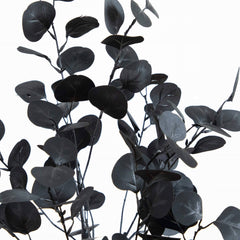 4' Artificial Halloween Black Eucalyptus Tree - Ornate Home
