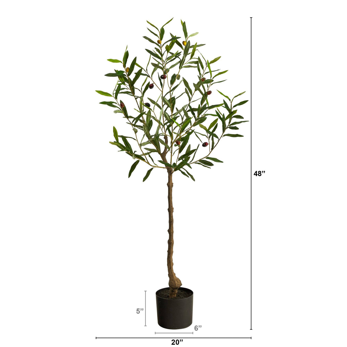 4’ Olive Artificial Tree