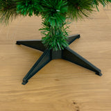 4' Pre-Lit Fiber Optic Artificial Christmas Tree with Mixed Tips and 37 LED Warm White Lights