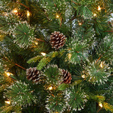 4’ Snowed Tipped Clermont Pine Artificial Christmas Tree