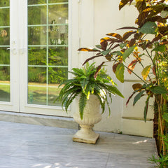 40" UV Resistant Artificial Boston Fern (Indoor/Outdoor) - Set of 2 - Ornate Home