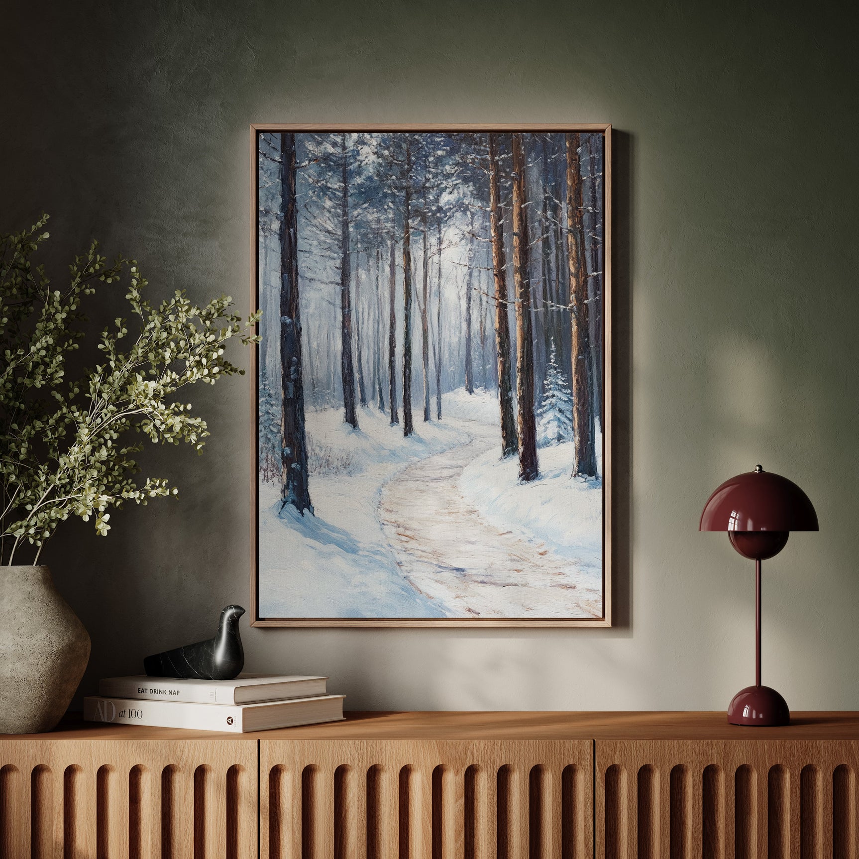 A Path Through Winter's Embrace
