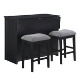 Meadowbrook Black Kitchen Island