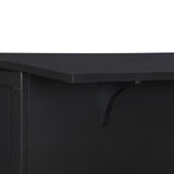 Meadowbrook Black Kitchen Island