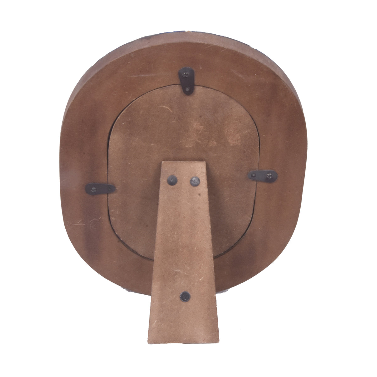Glenview Blue/Gold Small Oval Brass Inlay Frame