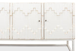 Aztec White Sideboard On Stand